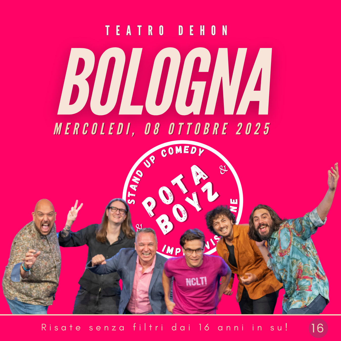 BOLOGNA @ Teatro DEHON ⭐ Pota Boyz Comedy