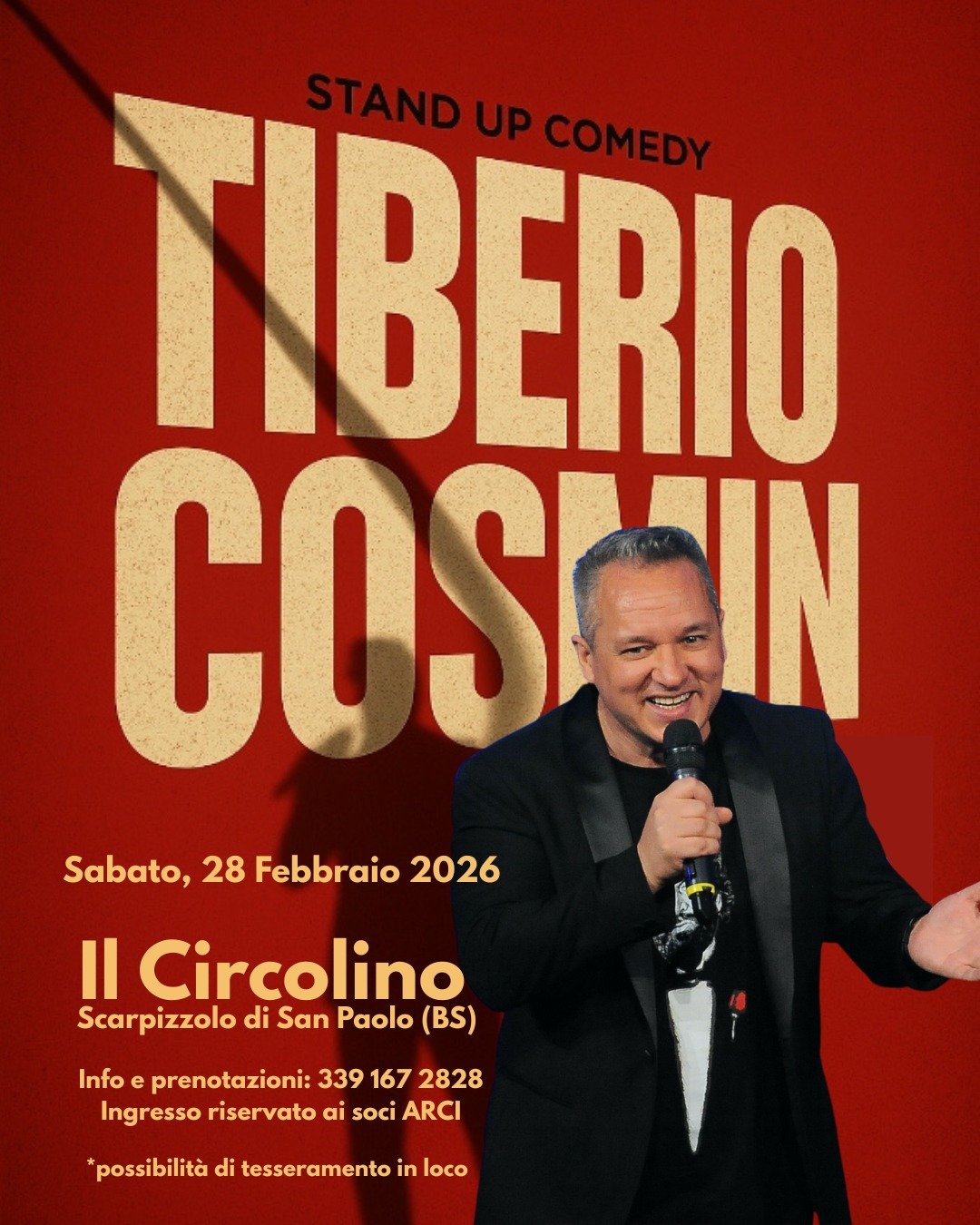 SCARPIZZOLO ( BS) @ Il Circolino⭐ TIBERIO COSMIN ⭐ 𝑺𝒕𝒂𝒏𝒅 𝑼𝒑 𝑪𝒐𝒎𝒆𝒅𝒚