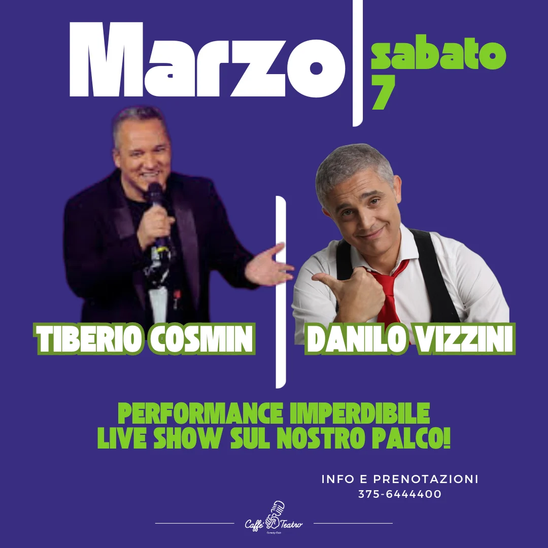 SAMARETE (VA) @ Caffe Teatro ⭐ TIBERIO COSMIN ⭐ 𝑺𝒕𝒂𝒏𝒅 𝑼𝒑 𝑪𝒐𝒎𝒆𝒅𝒚